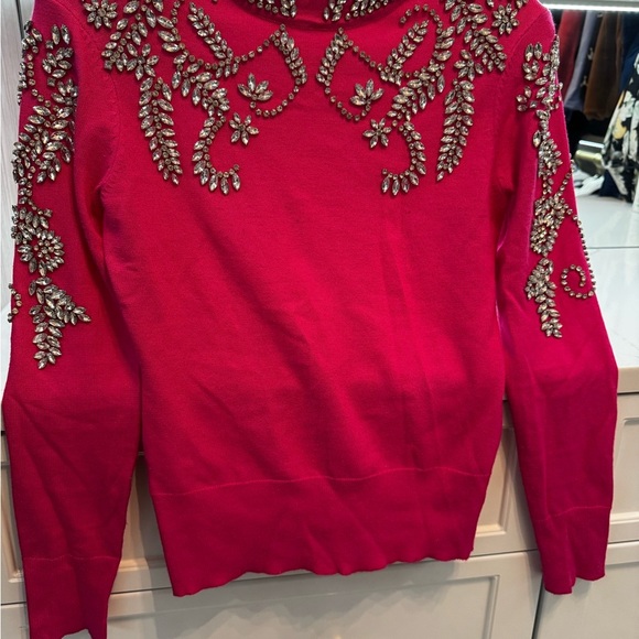 Karen Millen Embellished Pink Knitwear / Sweater - Picture 3 of 5